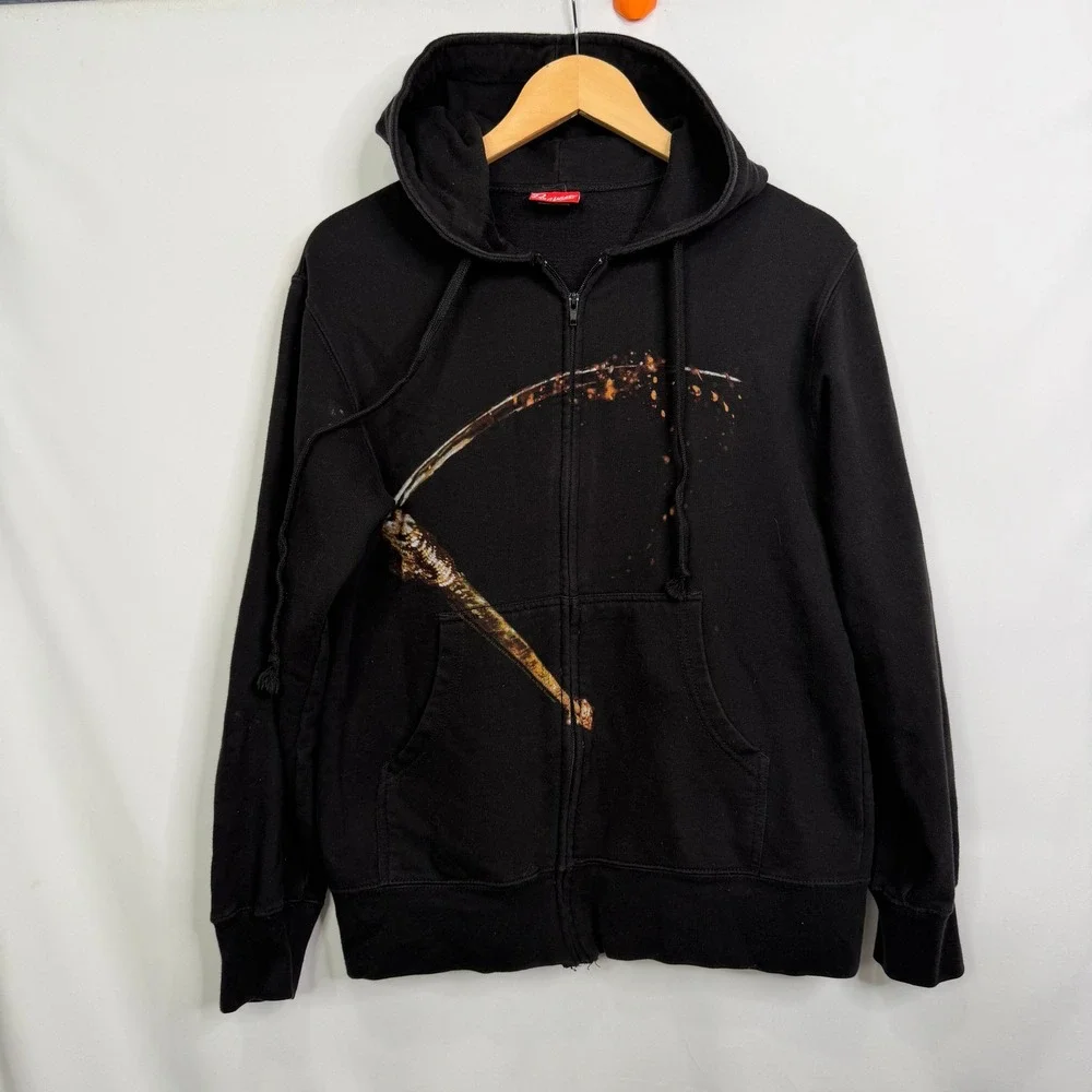 Children of Bodom Blooddrunk Black Zip Up Hoodie Bravado Mens Small Band Merch‎
